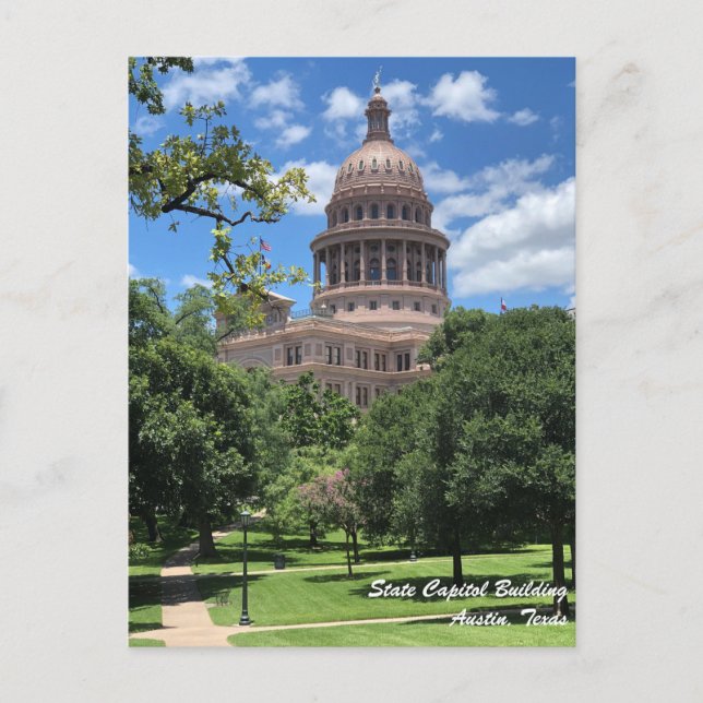 Austin Texas State Capitol Postcard (Front)