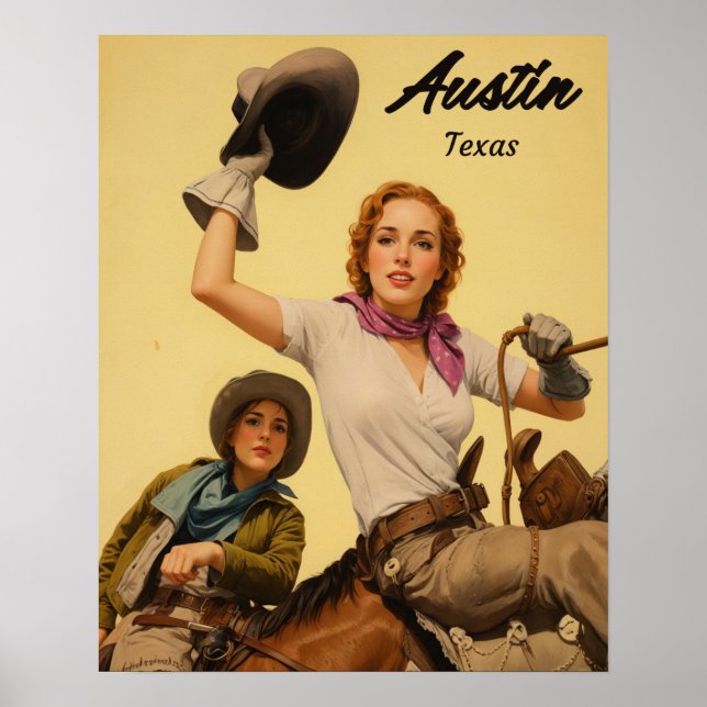 Austin, Texas travel poster (Front)