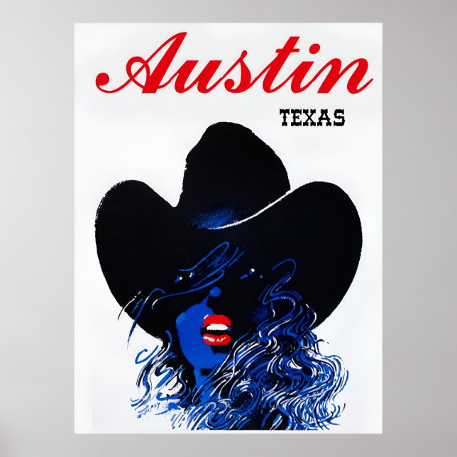 Austin, Texas travel poster (Front)