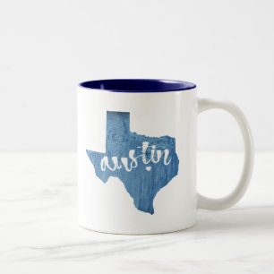 Austin, Texas Two-Tone Coffee Mug