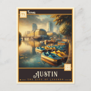 Austin, Texas Vintage Postcard