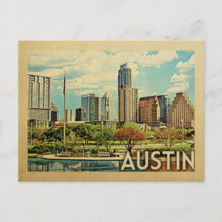 Austin Texas Vintage Travel Postcard