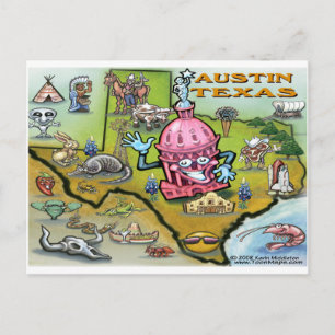 Austin TX Postcard