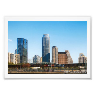 Austin, TX  Skyline Photo Print
