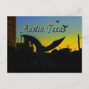 Austin's Bat Sculpture Postcard