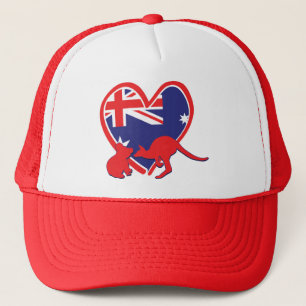 Austrailia-Love-with-Animals Trucker Hat