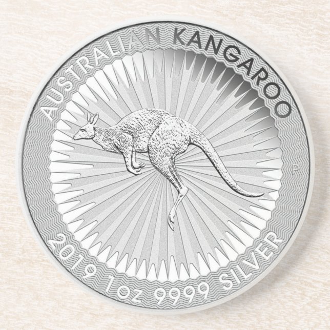 AUSTRALAIN KANGAROO   COIN COASTER (Front)