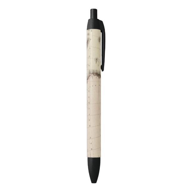 Australasia Black Ink Pen (Bottom (Vertical))