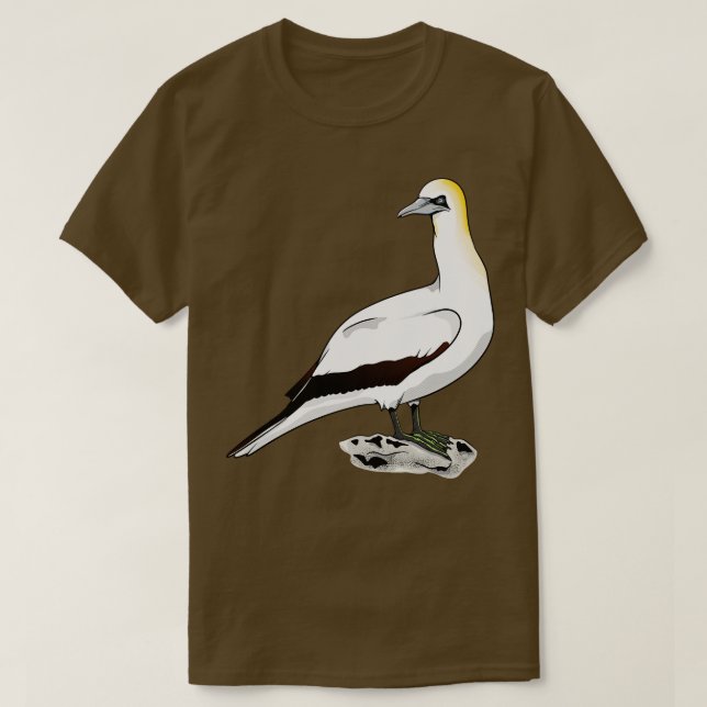 Australasian gannet Tkapu Takapu T-Shirt (Design Front)