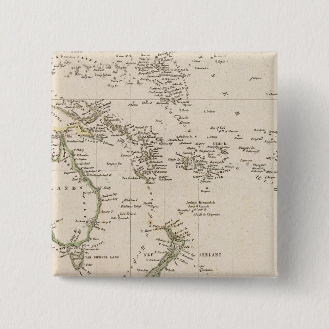 Australia 10 15 cm square badge (Front)