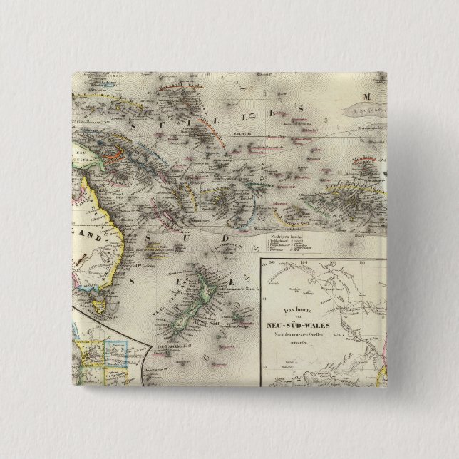 Australia 15 Cm Square Badge (Front)