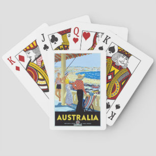 AUSTRALIA 1920s BONDI BEACH Playing Cards