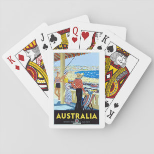 AUSTRALIA 1920s BONDI BEACH Playing Cards