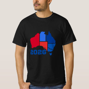 Australia 2026 Soccer Fan Personalised Jersey T-Shirt