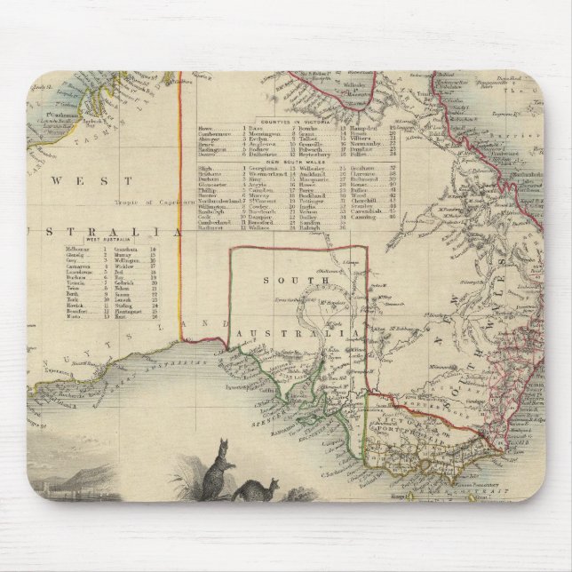 Australia 5 mouse pad (Front)