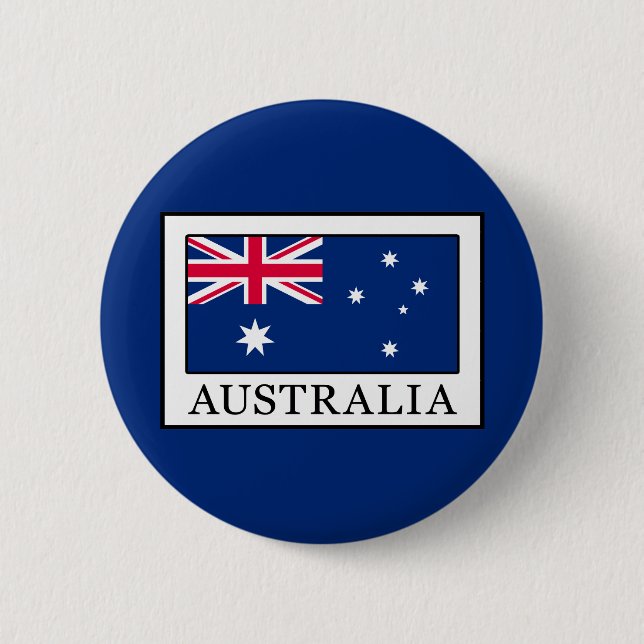Australia 6 Cm Round Badge (Front)