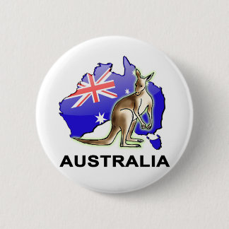 Australia 6 Cm Round Badge