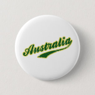 Australia 6 Cm Round Badge