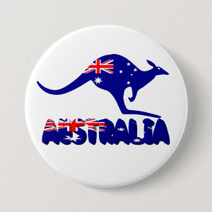 Australia 7.5 Cm Round Badge