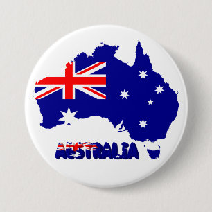 Australia 7.5 Cm Round Badge