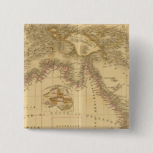 Australia 8 15 cm square badge