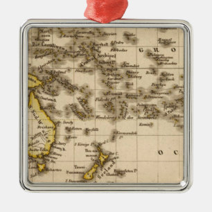 Australia 9 metal tree decoration