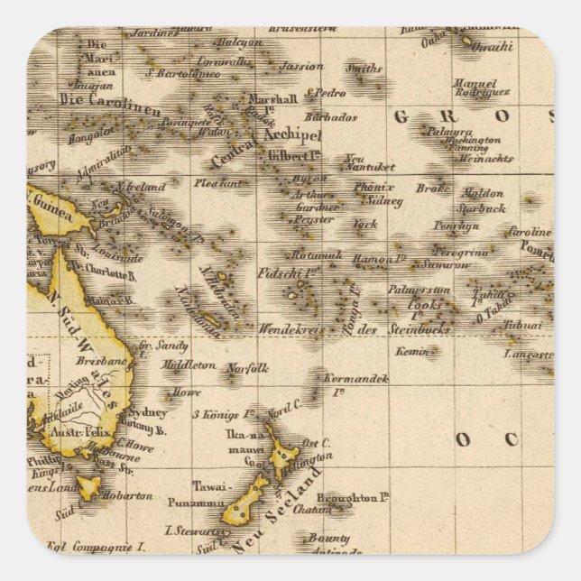 Australia 9 square sticker (Front)