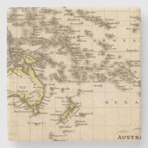 Australia 9 stone coaster