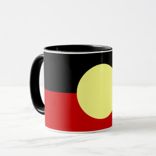 australia aboriginal flag mug