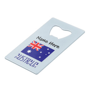 Australia and Australian Flag Personalised