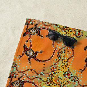 AUSTRALIA ART BEACH TOWEL