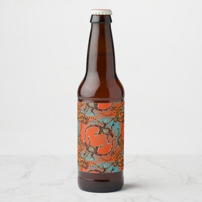 AUSTRALIA ART            BEER BOTTLE LABEL (Front)