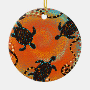 AUSTRALIA ART CERAMIC ORNAMENT