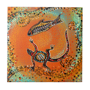 AUSTRALIA ART     CERAMIC TILE