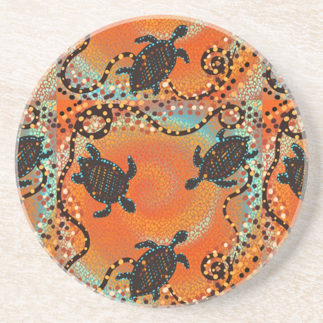 AUSTRALIA ART      COASTER (Front)