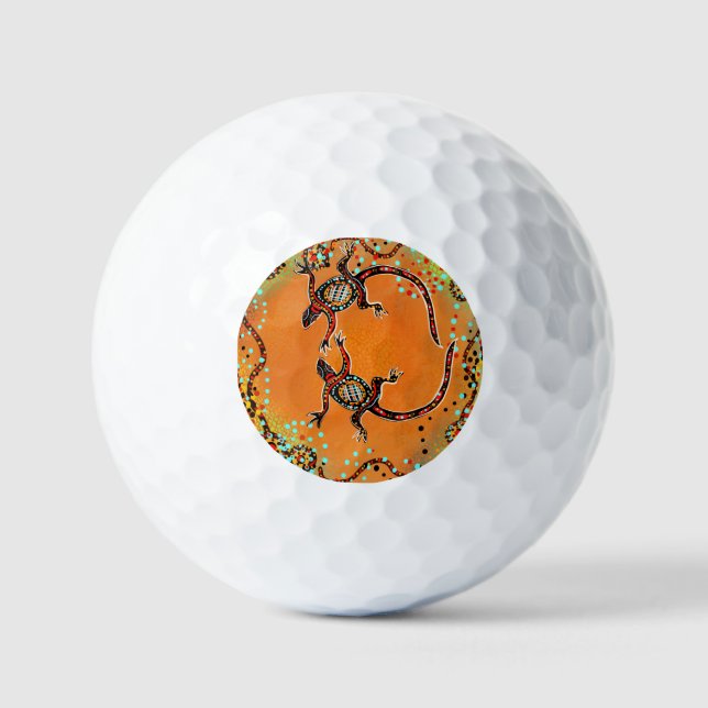 AUSTRALIA ART                   GOLF BALLS (Front)