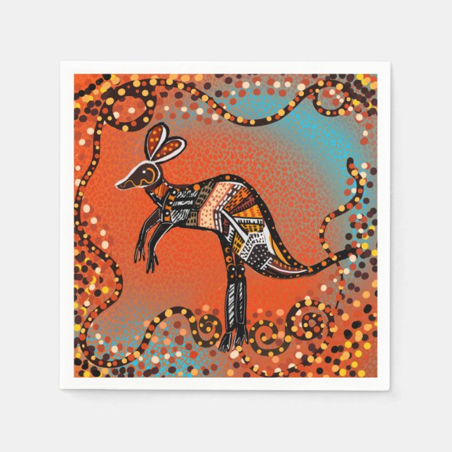 AUSTRALIA ART            NAPKIN (Front)