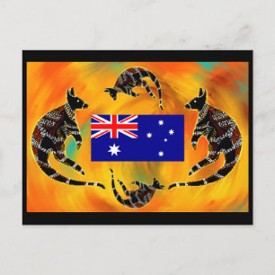 AUSTRALIA ART  POSTCARD