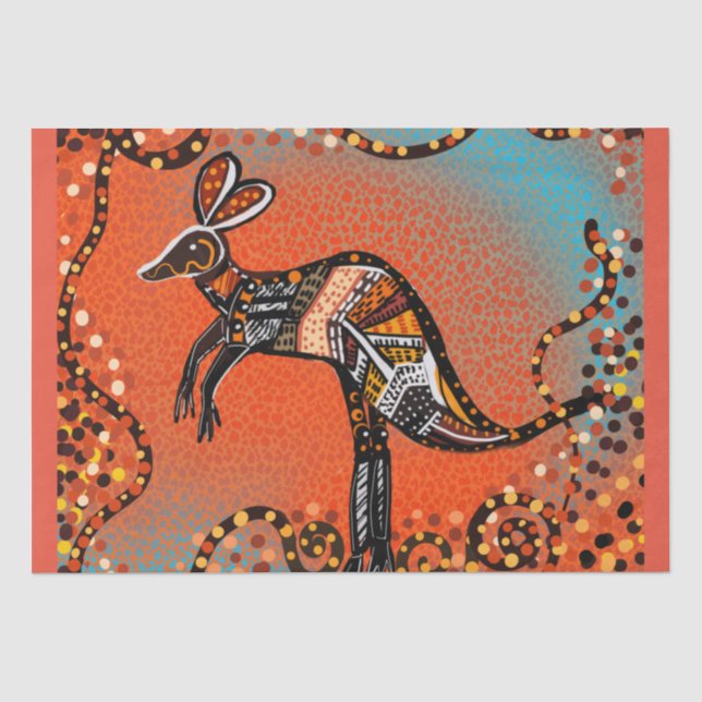 AUSTRALIA ART       TISSUE PAPER (Front)