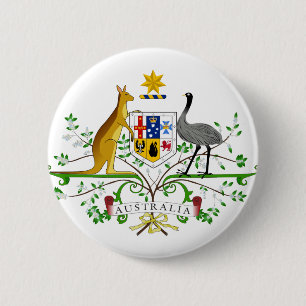 Australia AU 6 Cm Round Badge
