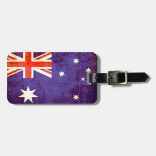 Australia Aussie flag luggage tag
