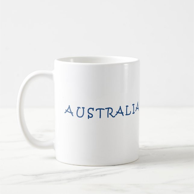 Australia Australian Coffee Mug (Left)