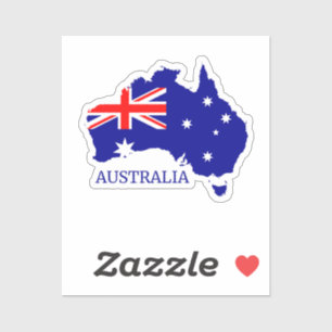 Australia Australian Flag Map Travel