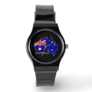 Australia Australian Flag Map Travel Watch
