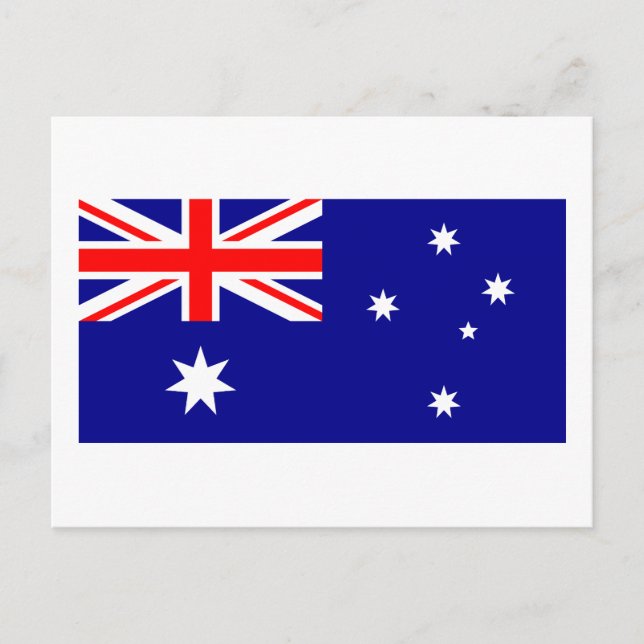 Australia (Australian) Flag Postcard (Front)