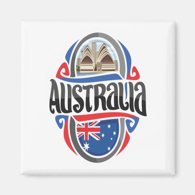 Australia Australian Proud Magnet (Front)