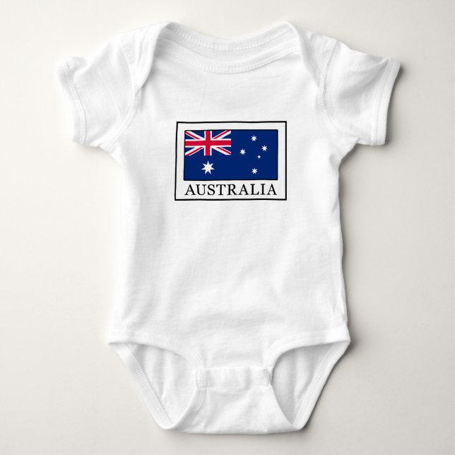 Australia Baby Bodysuit (Front)