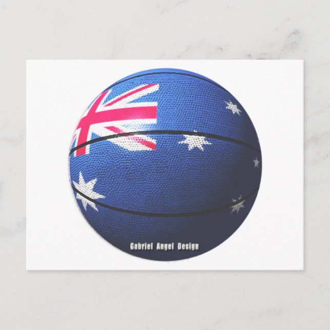 Australia Basketball Postcard (Front)