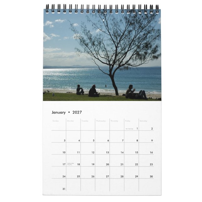 Australia Calendar (Jan 2027)