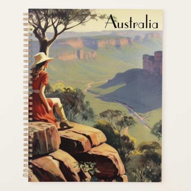 Australia Canyon Wanderlust Adventure Planner (Front)